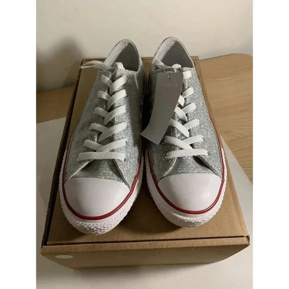 935. NEW! Converse-Gray-US 5.5 Mens - Picture 4 of 4